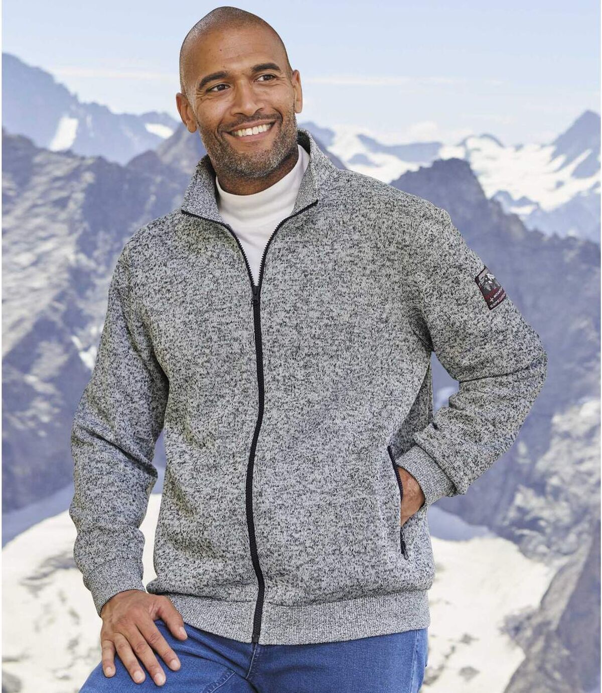 Blouson Molleton Doublé Sherpa  Atlas For Men
