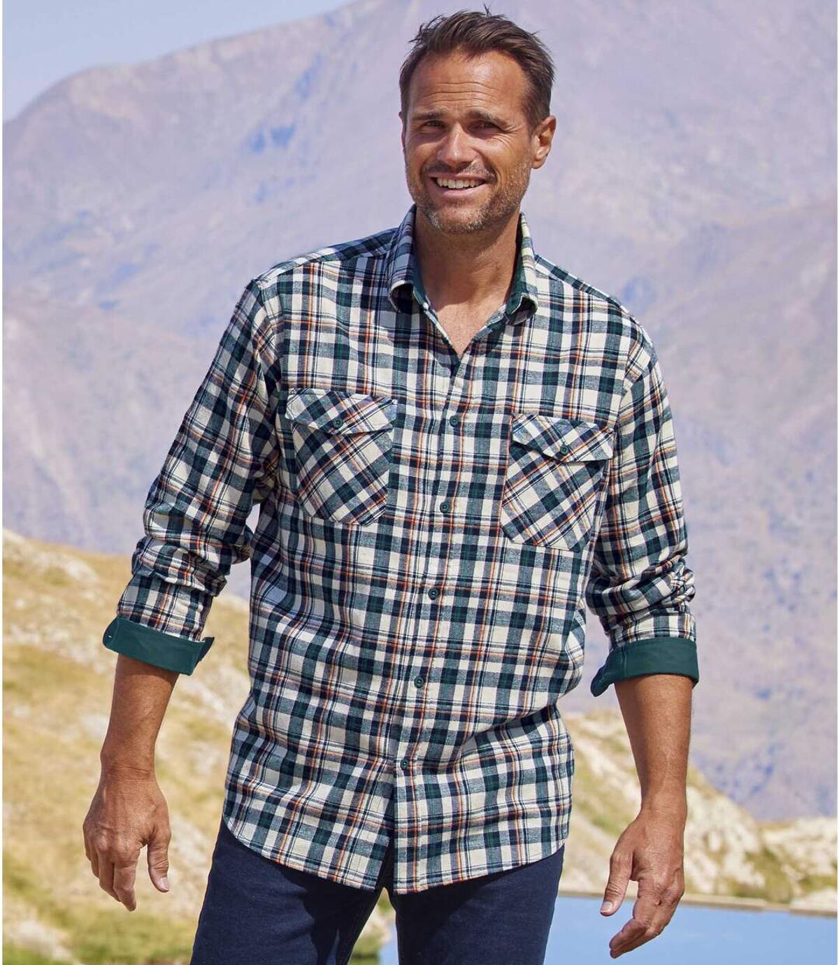 Kockovaná flanelová košeľa Rocky Mountain Atlas For Men