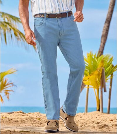 Jean Regular Stretch Bleu Clair