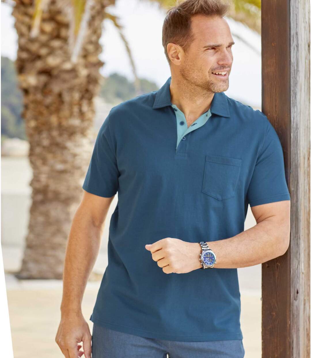 3er-Pack Poloshirts Palma aus Jersey Atlas For Men
