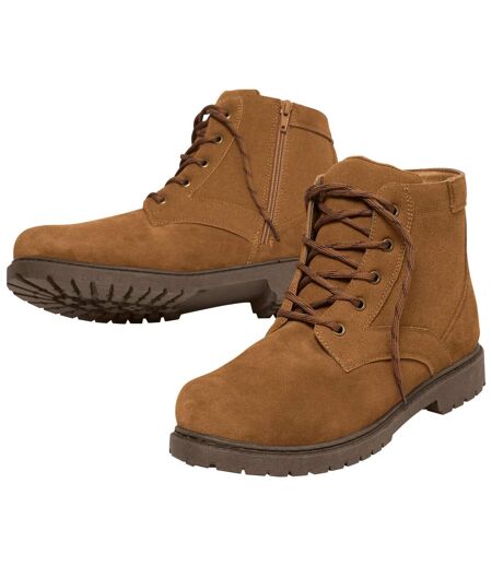 Men's Camel All-Terrain Boots - Water-Repellent