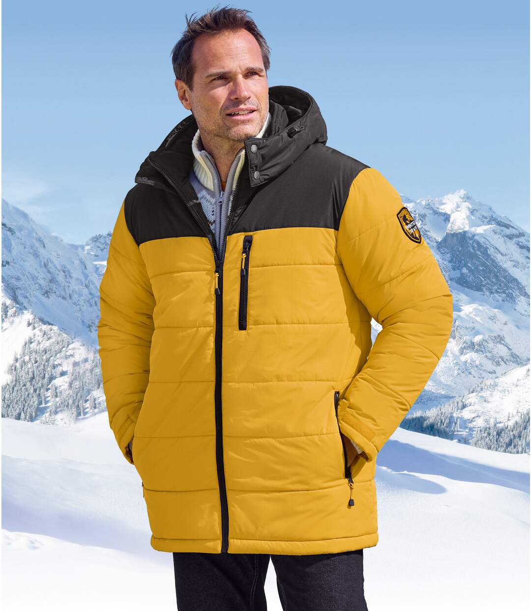 Lange wattierte Jacke Sunny Winter 