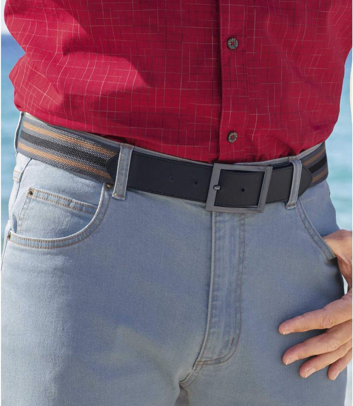 Men's Canvas Money Belt Atlas For Men