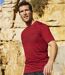 Pack of 3 Men's Sporty T-Shirts - Blue White Red
