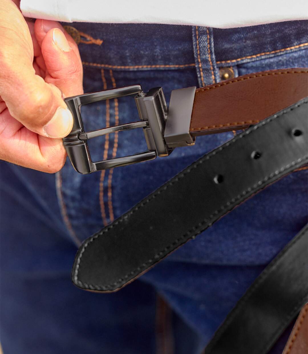 Ceinture Réversible 2-en-1-7