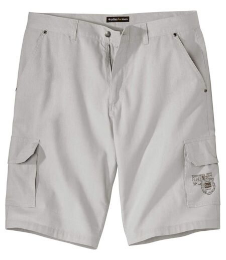 Men's Light Gray Cargo Shorts
