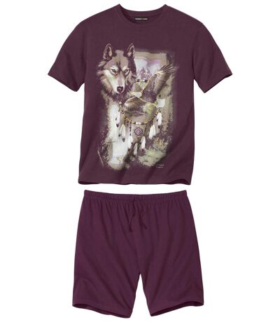 Pyjashort Coton Indian Spirit 