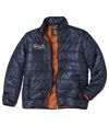 Men's Blue Quilted Lightweight Winter Puffer Jacket Atlas For Men