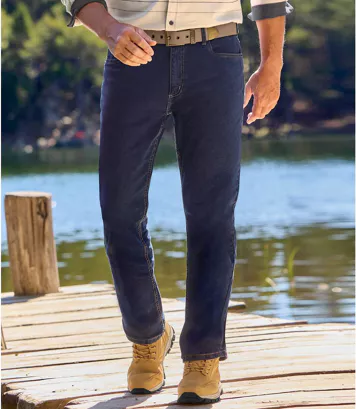 Jean Regular Stretch Confort Bleu 