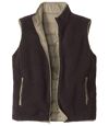 Wattierte Wende-Weste aus Material-Mix Atlas For Men