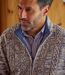 Melírovaný pletený sveter Casual