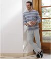 Men's Striped Pajama Set Atlas For Men