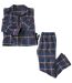 Kockované flanelové pyžamo Smart Komfort