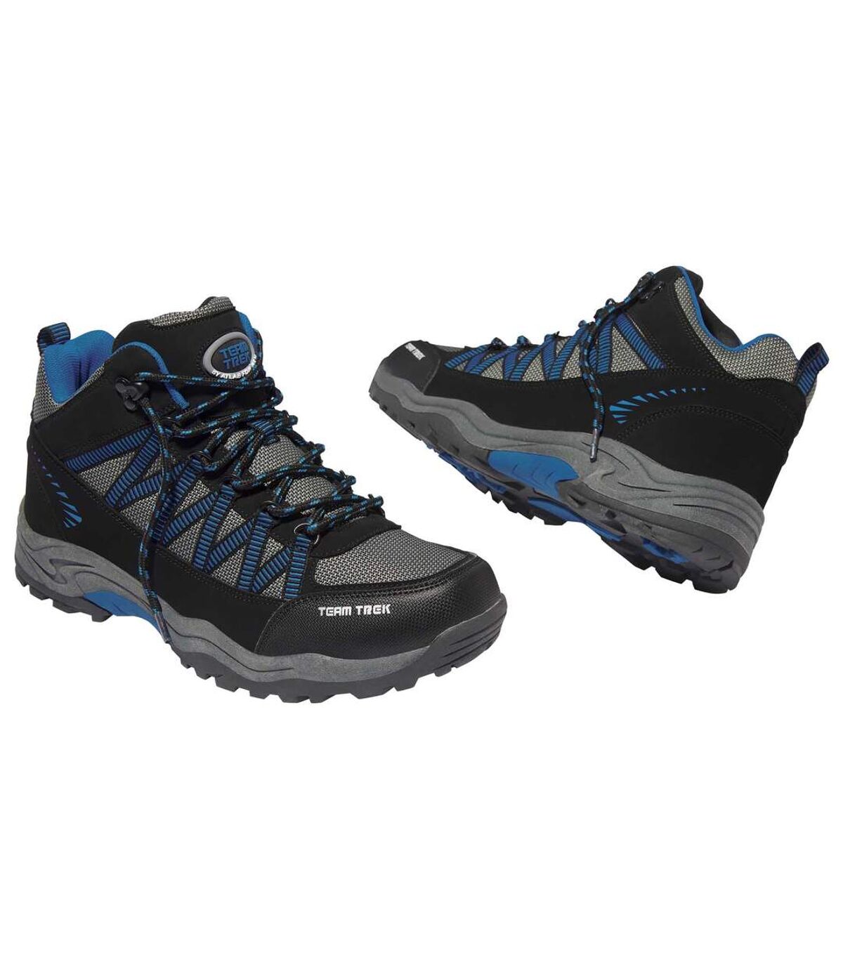 Men's Black and Grey All-Terrain Hiking Boots Atlas For Men