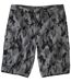 Men's Camouflage Cargo Shorts - Black Grey 
