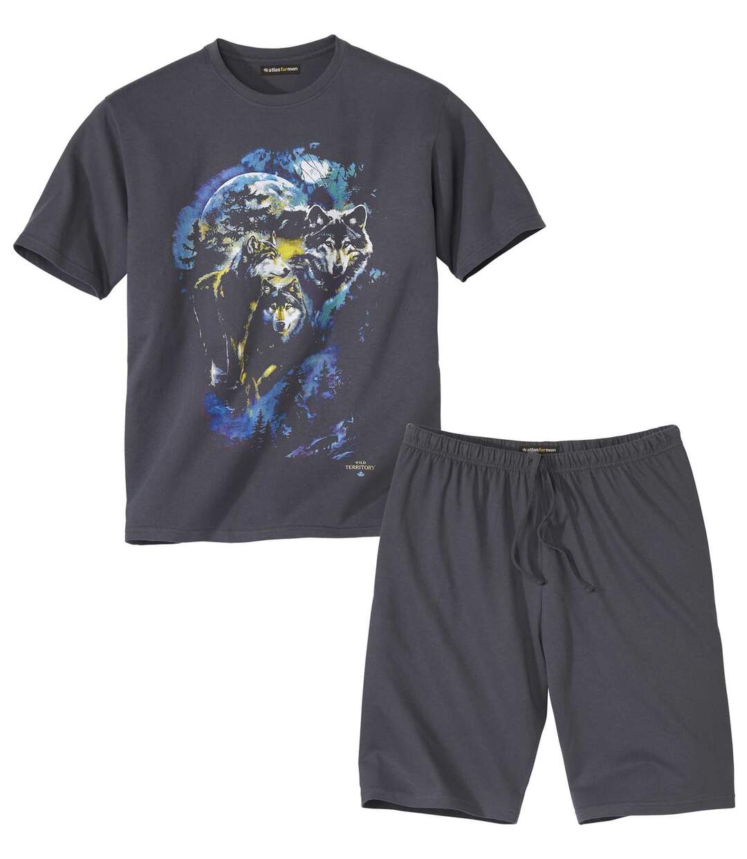 Kurzer Schlafanzug Adventure Atlas For Men