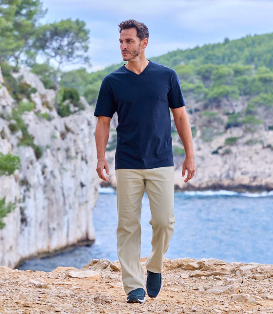 Hose aus Stretch-Twill im 5-Pocket-Stil