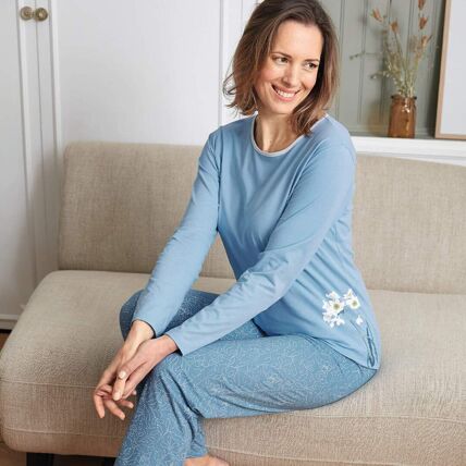 Pyjama bleu clair