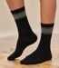 Lot de 4 Paires de Chausettes Rayées-4