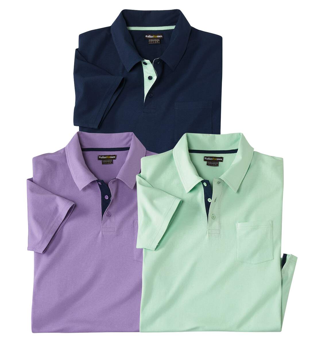 Lot de 3 Polos Casual-1