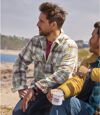 Geruit overhemdvest van fleece  Atlas For Men