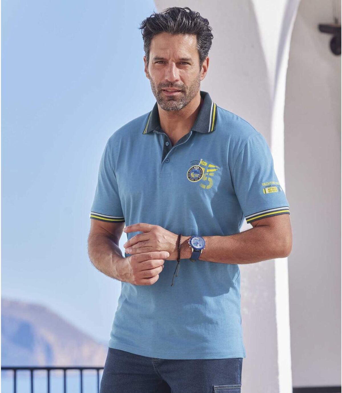 2er-Pack Jersey-Poloshirts Newport Atlas For Men