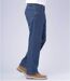 Pohodlné strečové džíny s pasem nabraným po stranách do gumy