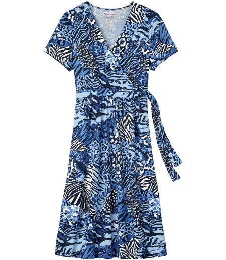 Robe Portefeuille Motifs Animaliers 