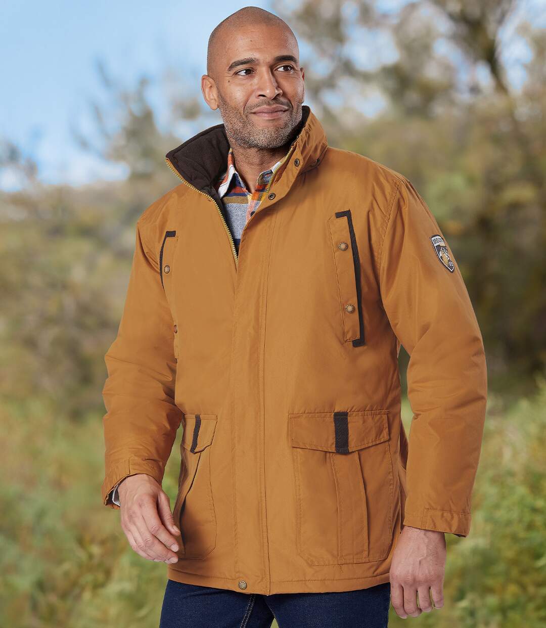 Men's Multipocket Parka - Ochre-2