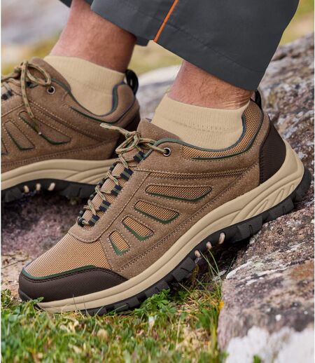 Men's Camel Multi-Activity Shoes - Water-Repellent