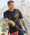 2er-Pack T-Shirts mit Grafikmotiv Atlas For Men