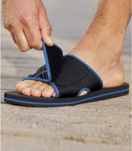 Men's Black Summer Slides 