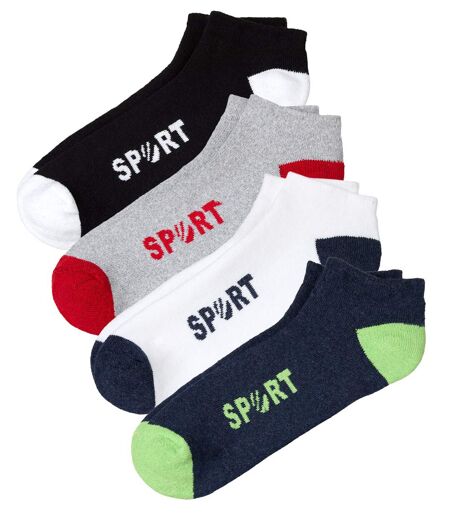 4 pár Sport bokazokniból álló szett