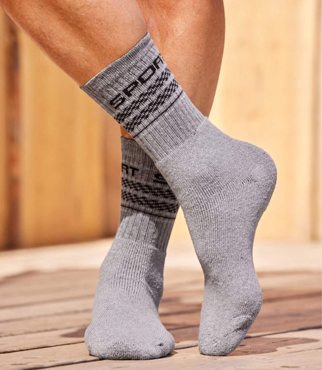 Sada 5 párů polovysokých ponožek Sport Atlas For Men