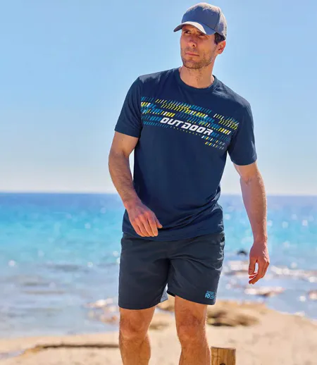  Le Lot de 3 Tee-Shirts Sport Graphiques