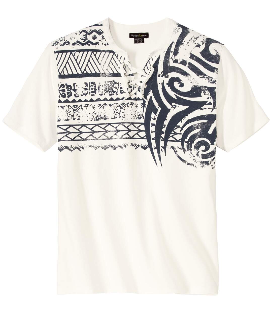 Tee-shirt Col Lacé Destination Pacific-2