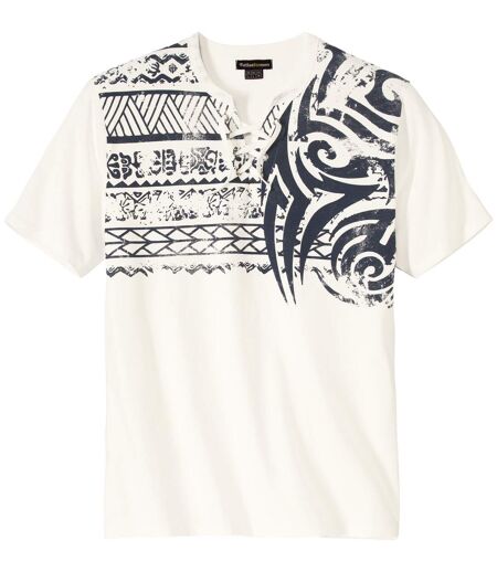 Tee-shirt Col Lacé Destination Pacific 
