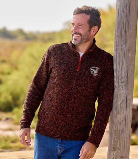 Pack of 3 Men's Mottled Brushed Fleeces