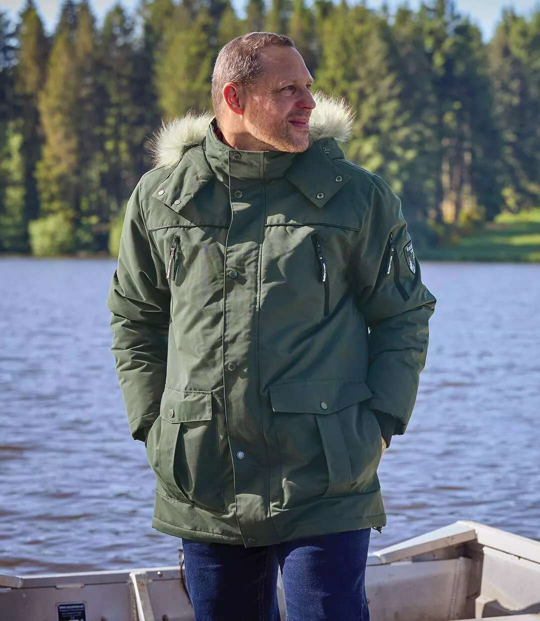 Parka GRAND FROID à Capuche Fausse Fourrure amovible-1