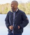 Men's Full Zip Sherpa-Lined Fleece Jacket Atlas For Men