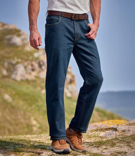 Jean Regular Stretch Confort Bleu 