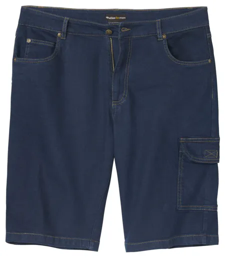 Kapsáčové bermudy z ľahkého strečového denimu