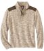 Pull Camionneur Beige-2