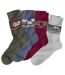 Pack of 4 Pairs of Men's Patterned Socks