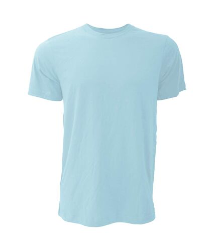 Canvas Unisex Jersey Crew Neck Short Sleeve T-Shirt (Heather Ice Blue) - UTBC163