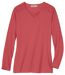 Women's Coral Lace V-Neck Top