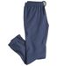 Mens Blue Casual Brushed Fleece  Joggers