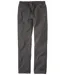 Men's Grey Semi-Elasticated Waist Jeans-2