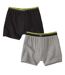 Pack of 2 Men's Stretch Comfort Boxers 