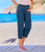 Women's Blue 7/8-length Jeggings-2